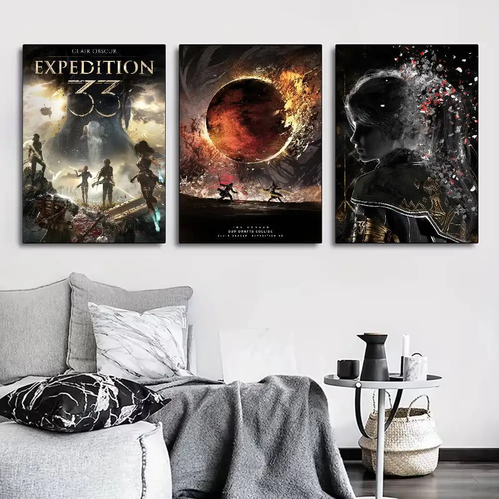 E-Expedition 33 Poster for Modern Decor in Home Offices, Bedrooms, Living Rooms, Kitchens, Bathrooms.