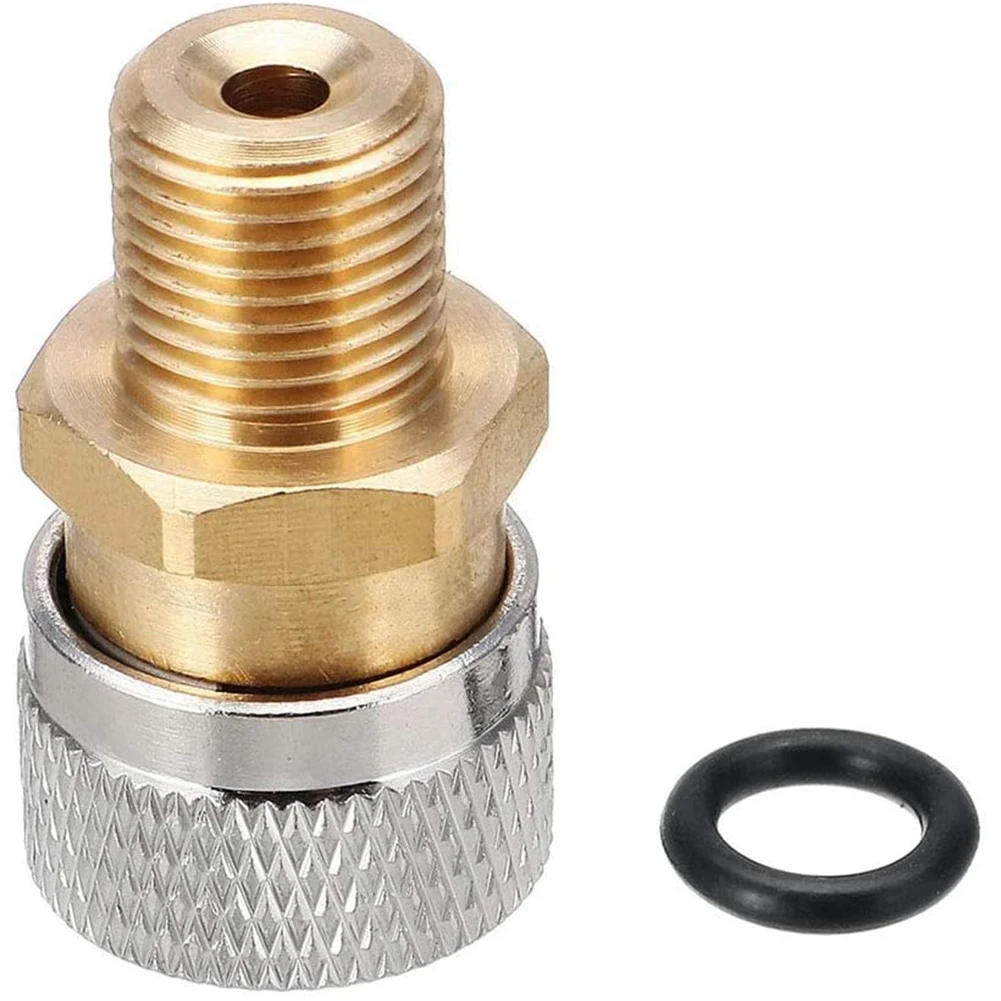 A83Z 1/8 Quick Change Coupling Connections Charging Adapter Kit, Stainless Steel PCP Air Charging Quick Change Adapter