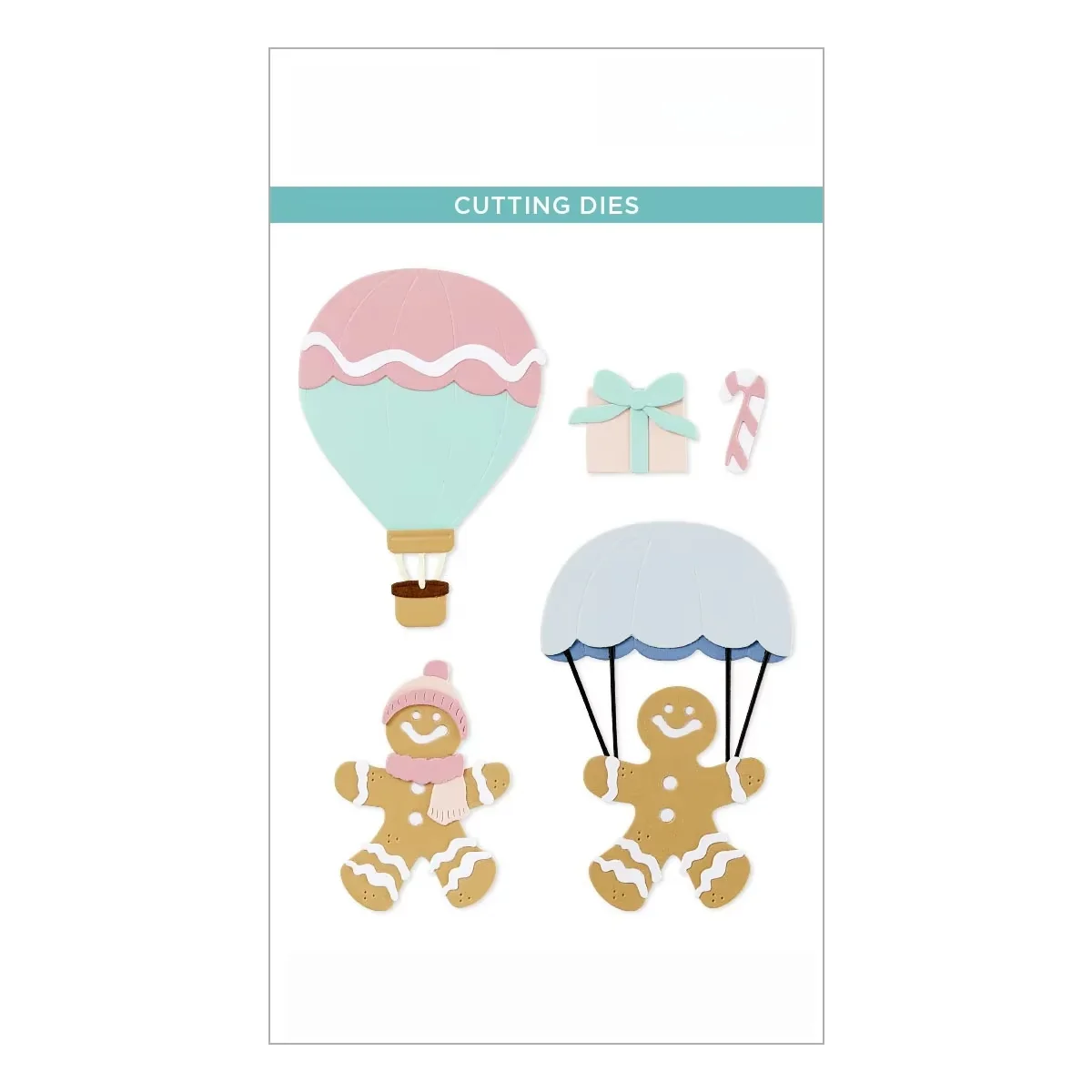 

Christmas Gingerbread Delivery Dies Cutting for DIY Making Card Scrapbook Embossed Paper Craft Supplies Template Decoration