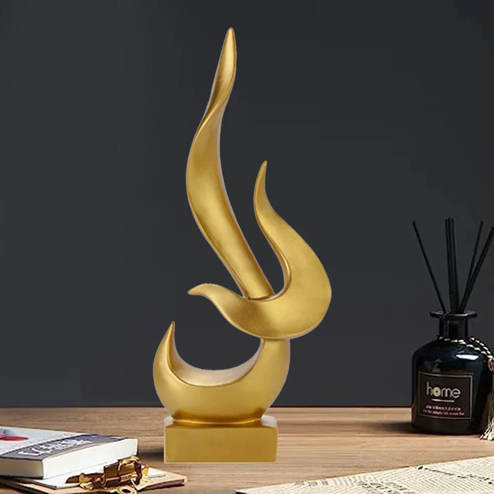 

Для каминов Абстрактная художественная статуя Декоративные скульптуры Украшение гостиной Легко чистится Высококачественная смола