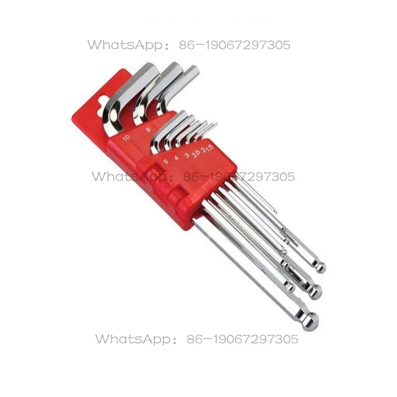 Inner Hexagonal Set TL-ST001 Tool, Cold Forged Chrome Vanadium Steel L-shaped Hexagonal Wrench