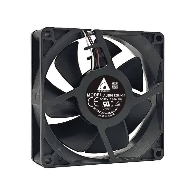 Novo ventilador cooler para Delta AUB0912HJ-00 12V 0,50A 9025 9CM Ventilador de refrigeração 90*90*25MM