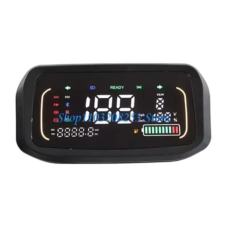 

R6FA Comprehensive N7 Electric Bike Dashboard With Fault Warning Travel Time Display