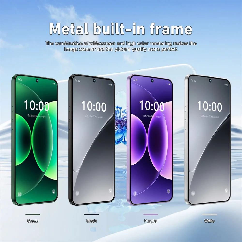 K-Touch Note 17 Pro Mobile Phones Smartphone Android 15 Global Version Cell phone 7.3 Inch Large Screen 16 + 48MP 22GB + 2TB 7800mAh Power Battery 5G Dual SIM Face Unlock WiFi GPS Cellphones For Men Women