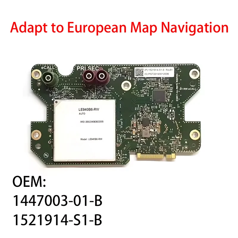 1521914-S1-B High Quality 4G Version European Central Control Screen Circuit Board For Tesla Model 3 Y X 152191401B 1447003-01-B