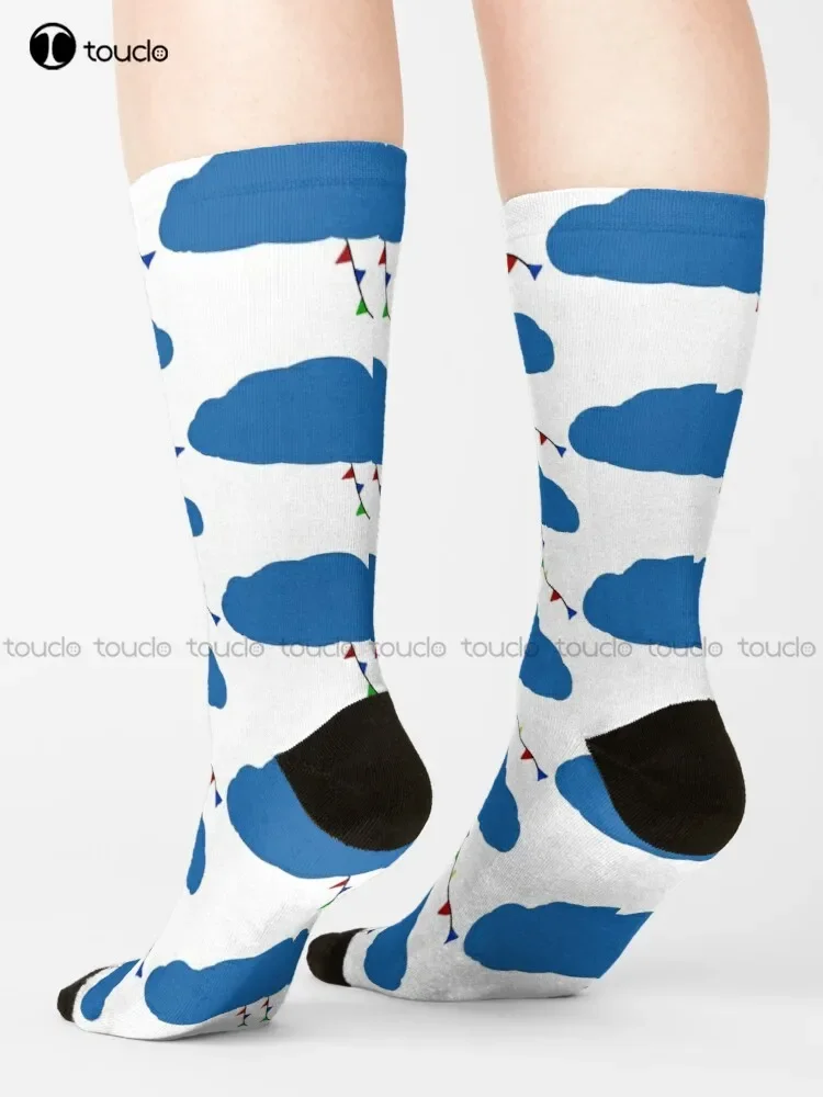 The Spectacle'S Flags Socks Kawaii Socks 360° Digital Print Custom Gift Christmas New Year Gift Creative Funny Socks Halloween