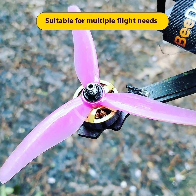 Gemfan Qianfeng Hurricane Max 51377 3-Blade Propeller 5 Inch Props for FPV Racing Competition Drone Quadcopter