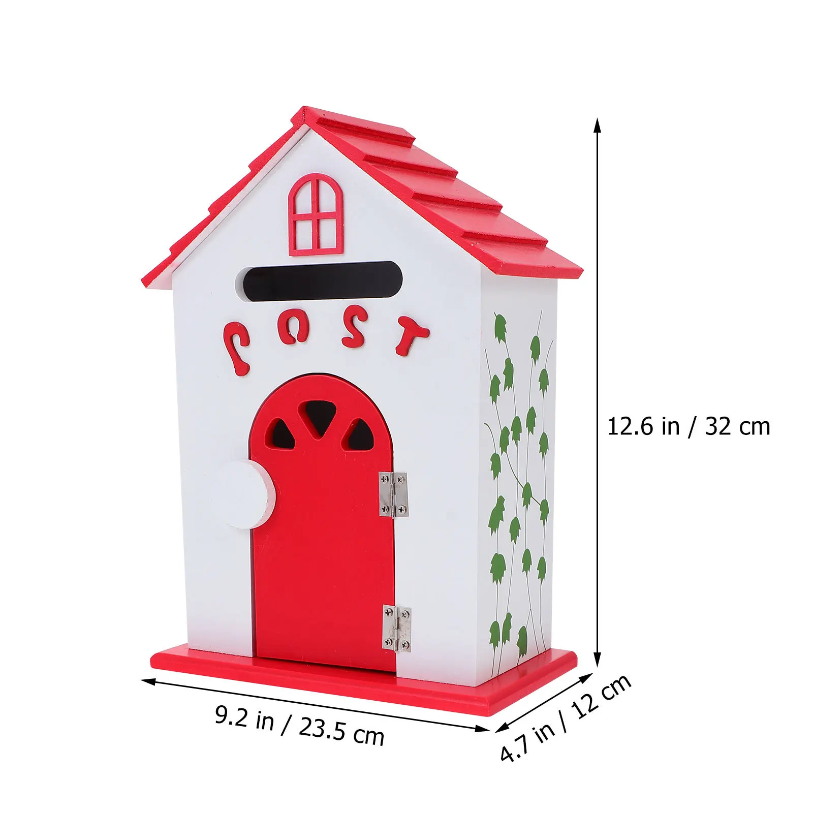 Kotak Surat Kayu Premium Bergaya untuk Dipasang di Dinding, Kotak Surat untuk Rumah, Sekolah, Kantor, Kotak Penyimpanan Sugerensi dan Keluhan, Dekorasi