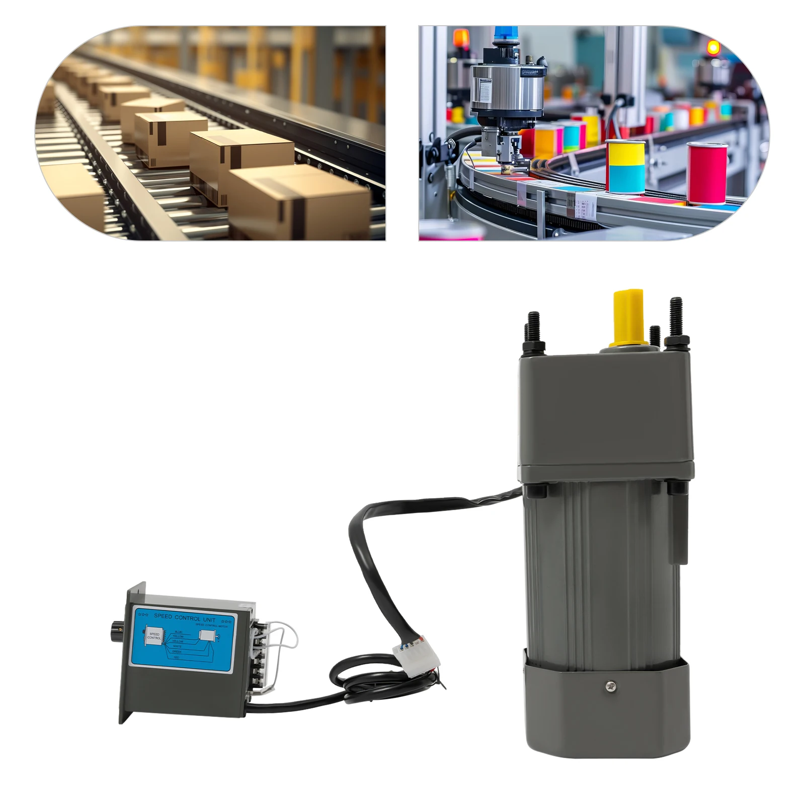 Powerful Variable Speed Motor – 250W, 1:5 Reduction Ratio, Corrosion-Resistant Design