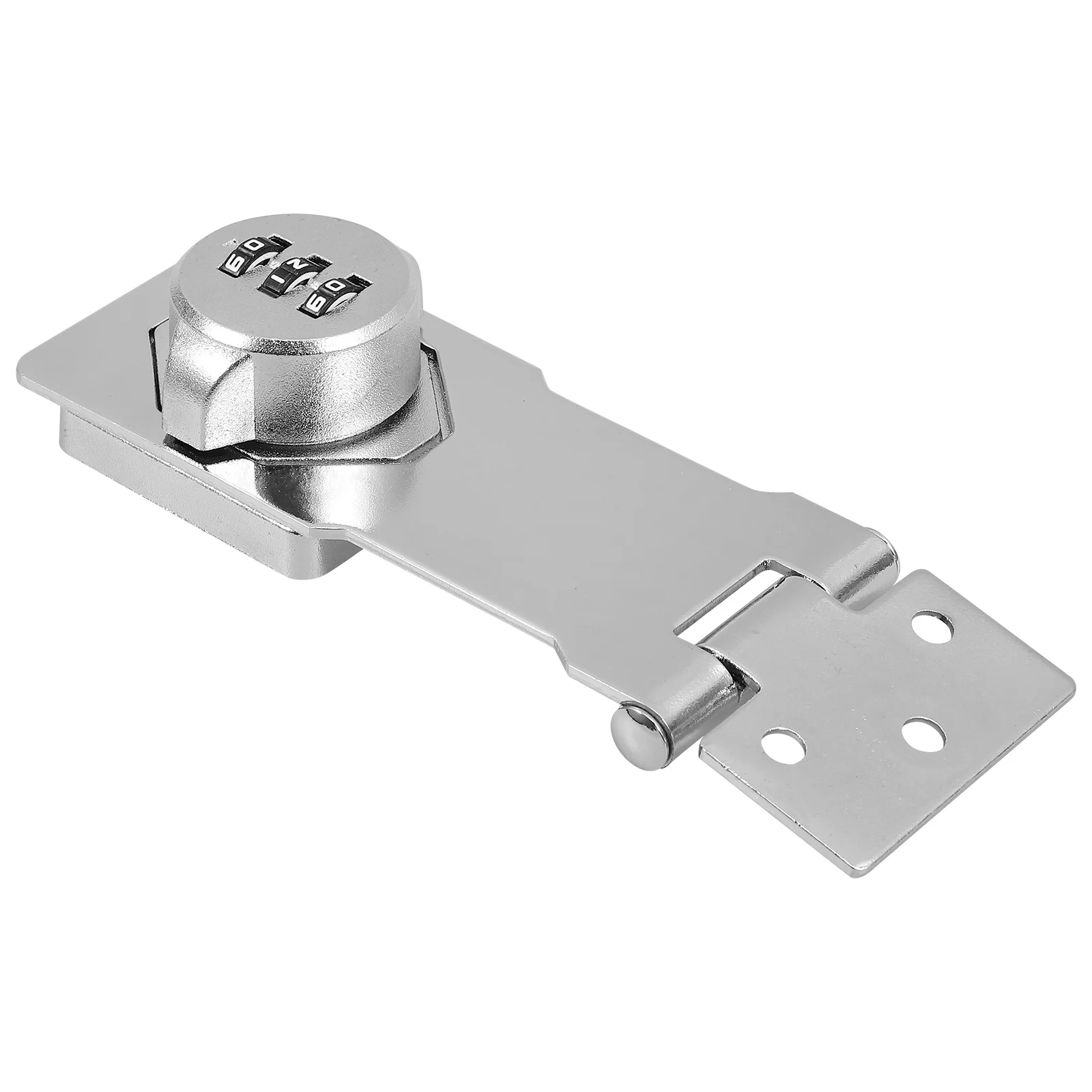 

Cabinet Password Lock 45mm Durable Mechanical Latches Anti-theft Double Door Locks Black Screws Installation Secure Drawer