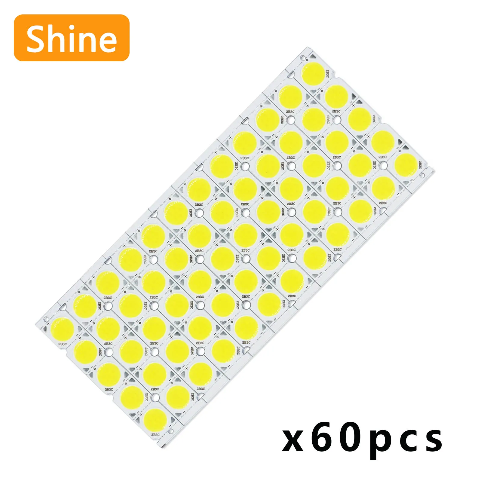 

60PCS 13mm 3W 5W 7W 10W High Power LED COB Chip LED Source Chip 250mA For Light Bulb Light Lamp Spotlight Down light Lamps DIY