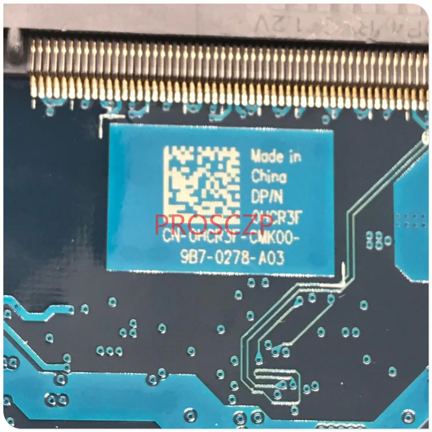 Imagem -03 - Placa-mãe Portátil para Dell Cn0hcr3f 0hcr3f Hcr3f Cn-0h331p Srfd0 I9-9980hk Cpu N19p-q3-a1 100 Funcionando Bem