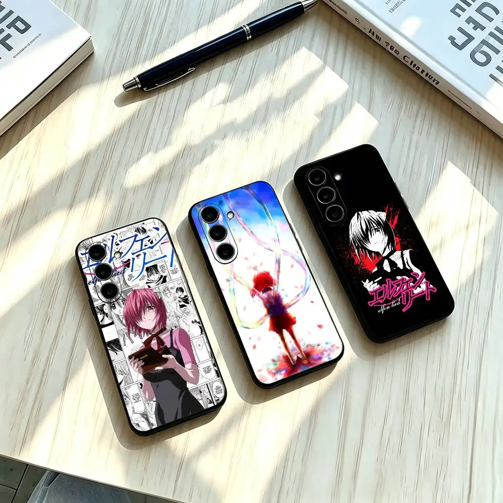 E-Elfen Lied Dark Girl Story Painted Phone Case For Samsung A73 20,21s,22,31,32,52,53,72 Soft Protective Cover