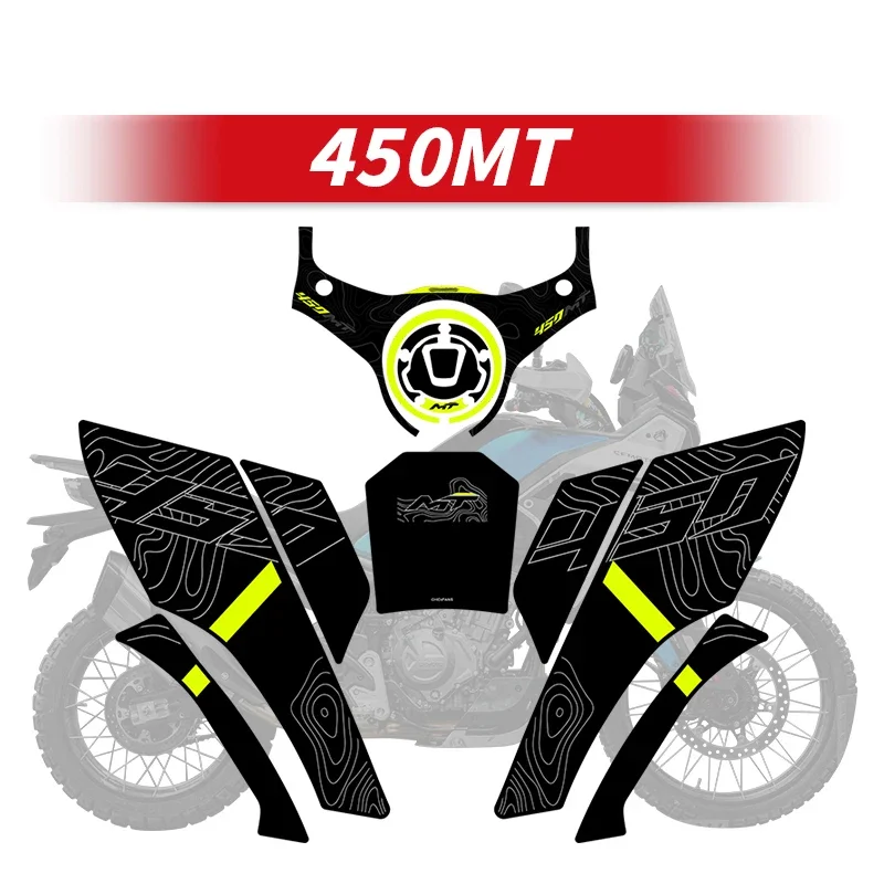 

Used For CFMOTO 450MT 450 MT Bike Fuel Tank Protection Stickers Kits Of Motorcycle Gas Tank Abrasion Resistant Decoration Decals