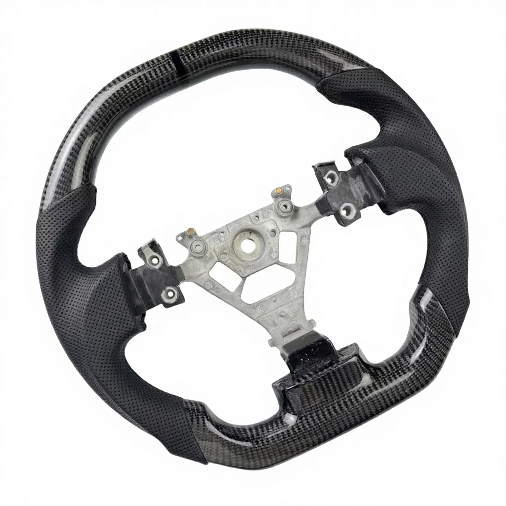 

Custom Nissan Tiida 400z Frontier Gtr R35 Navara Patrol Y62 Carbon Fiber Steering Wheel Without airbags