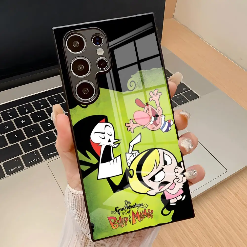 Cartoon Billy And Mandy Phone Case For Samsung A17 S26 Ultra S24 25 Fe S22 S20 S23 21 A57 A37 A54 A34 A53 A16 Glass Cover