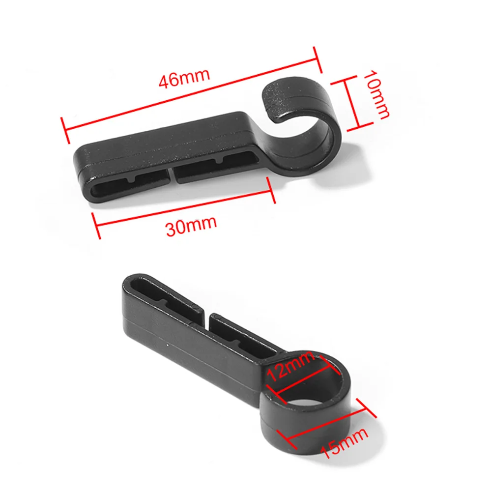 Plastic Headlamp Mount Hooks Easy To Install Safety Helmet Headlight Fixing Clip