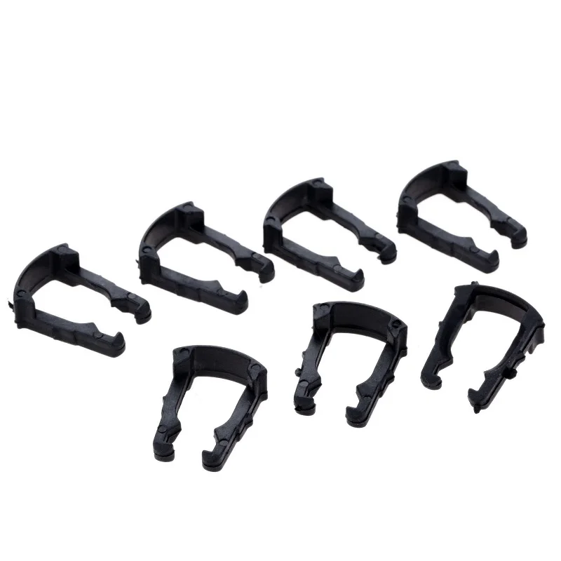 20Pcs Plastic Car Fuel Filter Tubing Connector Fastener Clip Fit for Skoda Octavia  Bora Jetta Black Plastic Auto Clips