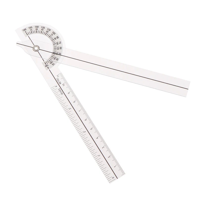 Cheap Wholesale PVC Medical Finger Goniometer Plastic Protractor 180 Degree Angle Ruler Finger Ruler