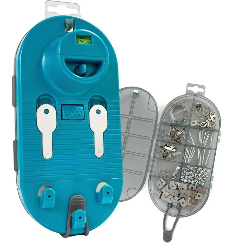 

Picture Hanging Kit - Picture Leveling and Hanging Tool - Hang Sawtooth/Wire Hangers - Wall Hanging Kit