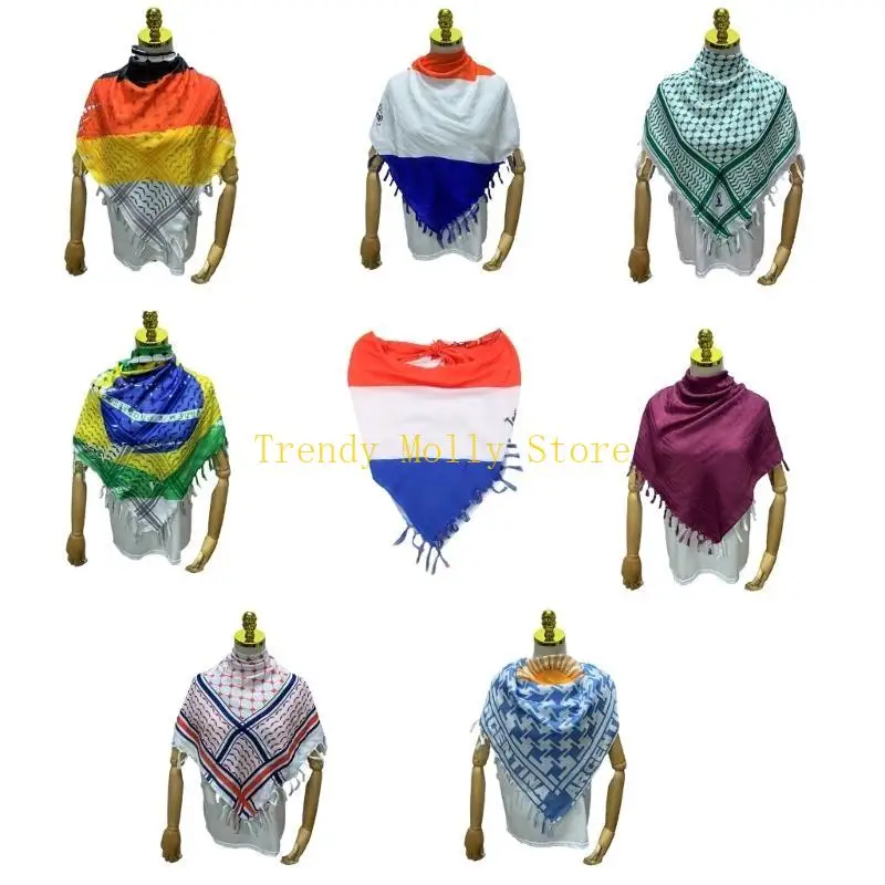 

N5KB Head Scarf Keep Warm in Perfect for Skiing and Camping Unisex Neckerchief Stylish Scarf Shawl for Outdoor