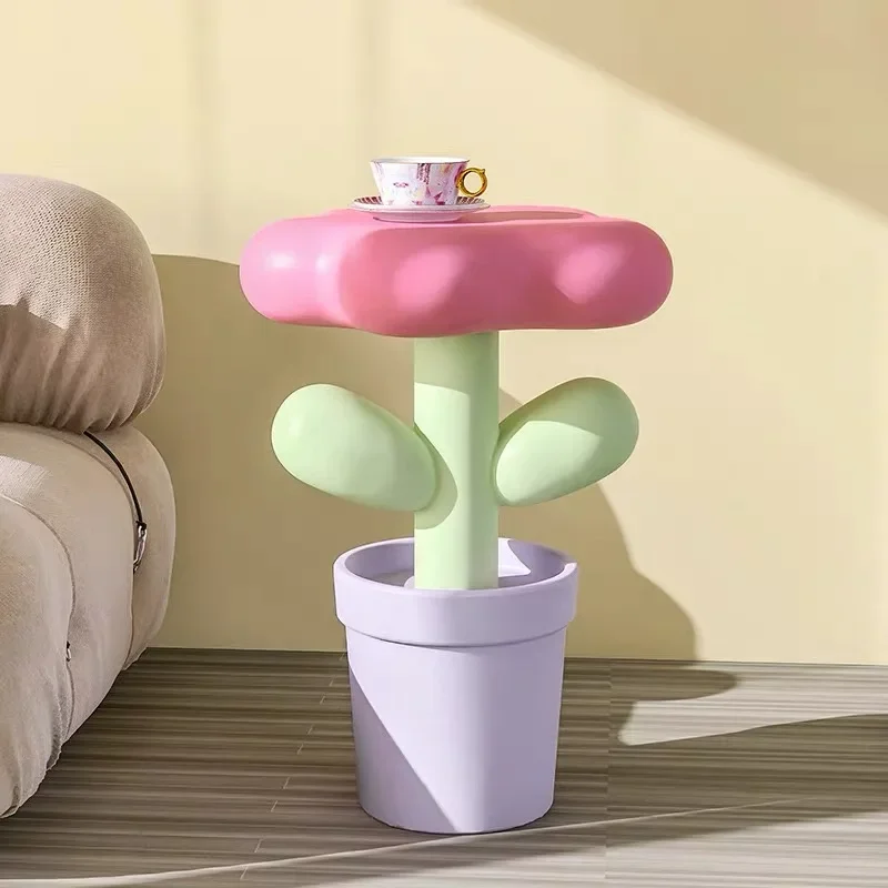Creative Tulip Side Table Coffee Table Living Room Sofa Next To Storage Corner Table Cute Ins Style Home Decoration Furniture