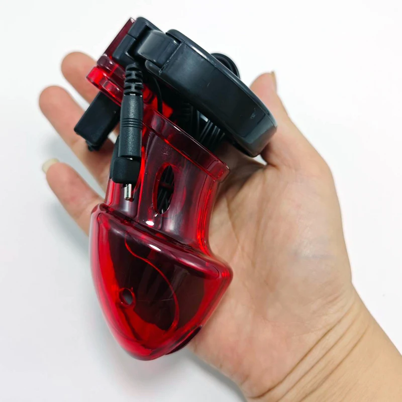E stim Toys for Men,BDSM Electro Shocker Shock CB6000 Chastity Cock Cage,Electric Sex Penis Ring,Electrostimulation Cock Ring view 3