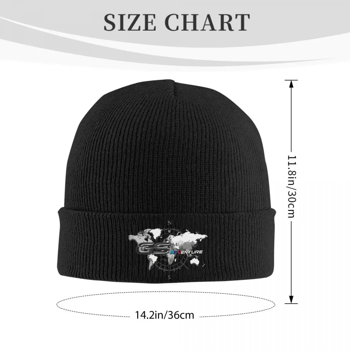 GS Adventure Hat Autumn Winter Skullies Beanies Warm World Globe Adventure Motorbike Compass Cap Female Male Acrylic Knitted Cap