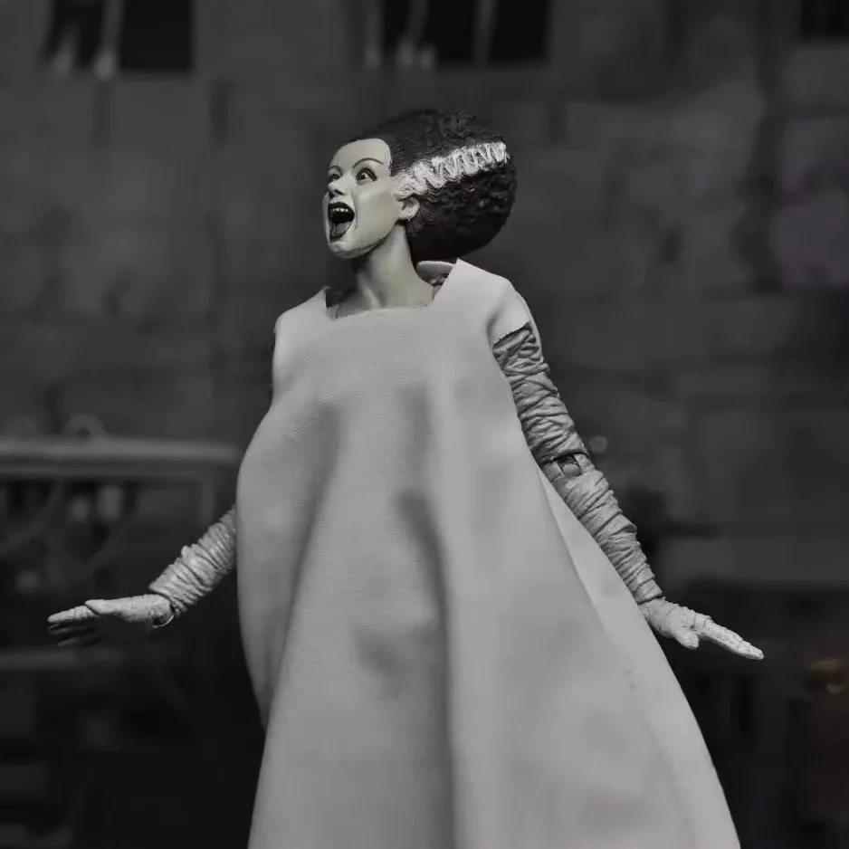 NECA ユニバーサル・モンスターズ フランケンシュタイン フランケンシュタインの花嫁 白黒バージョン アクションフィギュア コレクタブルモデル ギフト