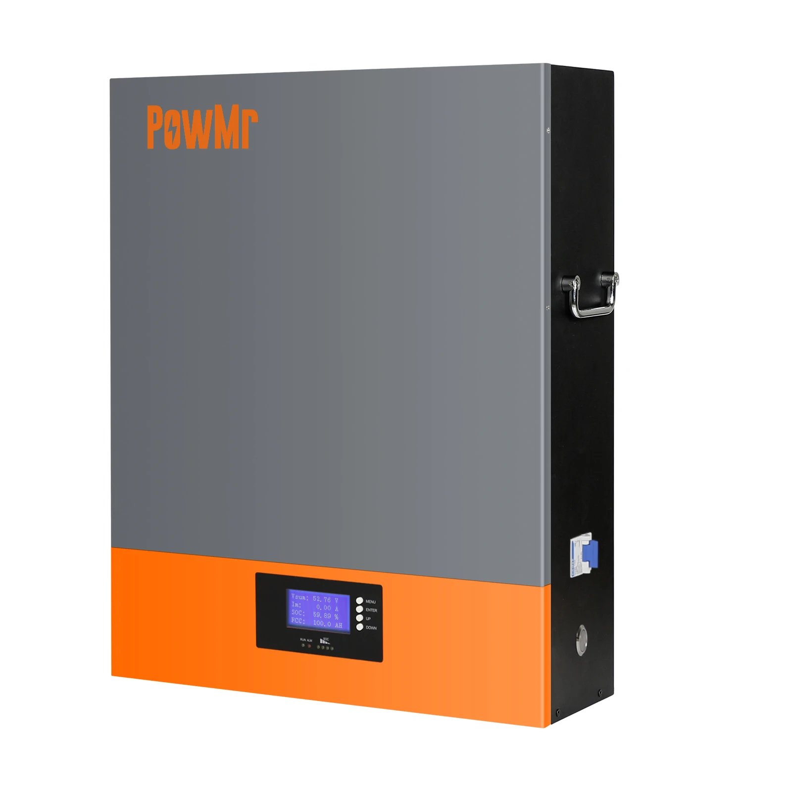 PowMr 100AH 51.2V 200AH 51.2V Powerwall żywotność baterii PO4 bateria litowa przechowywanie energii żelazna bateria o wysokiej wydajności BMS