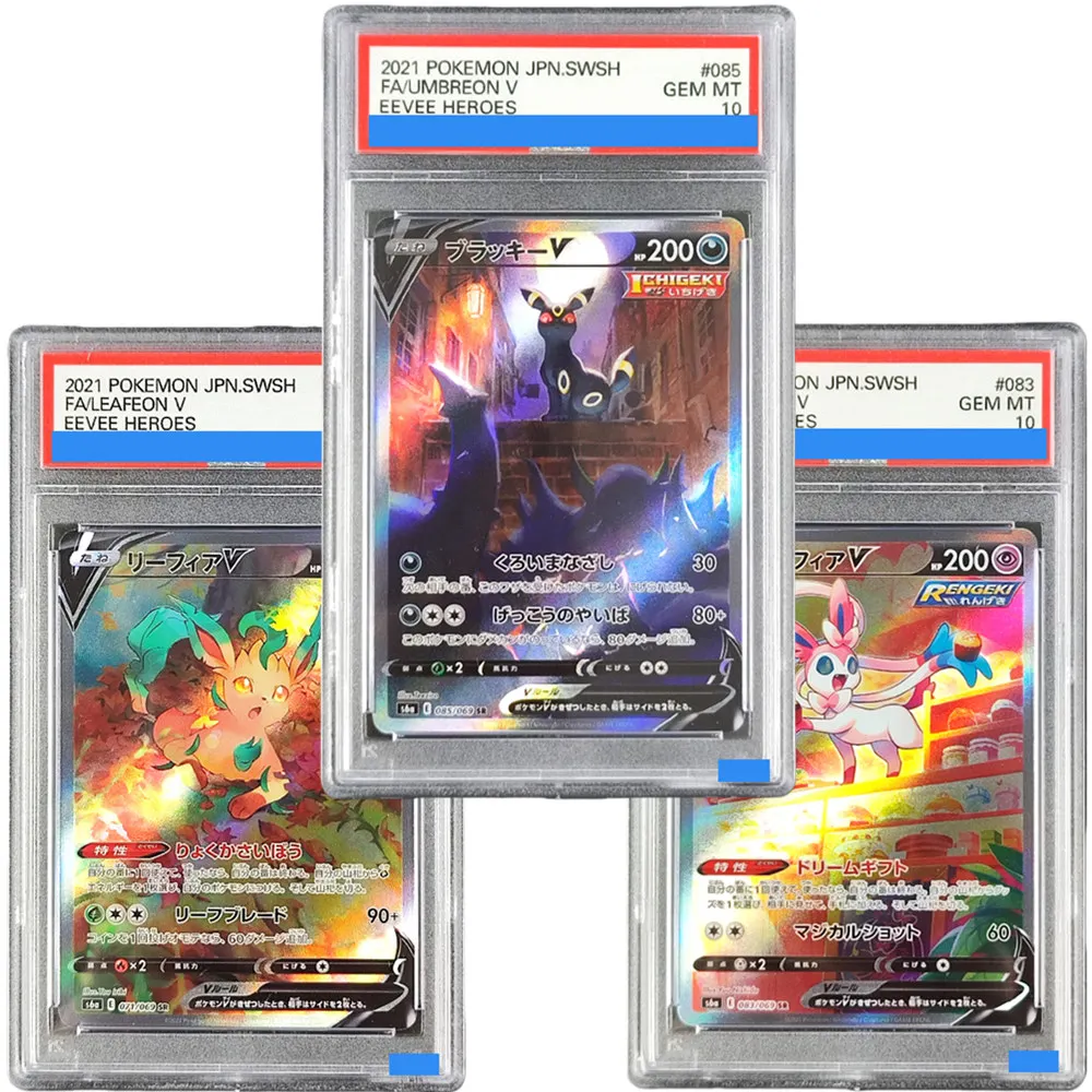 

Карты «сделай сам», японский Umbreon Leafeon Espeon Sylveon V Eevee Heroes S6A 085/069 Gem Mt 10, коллекция PTCG Card