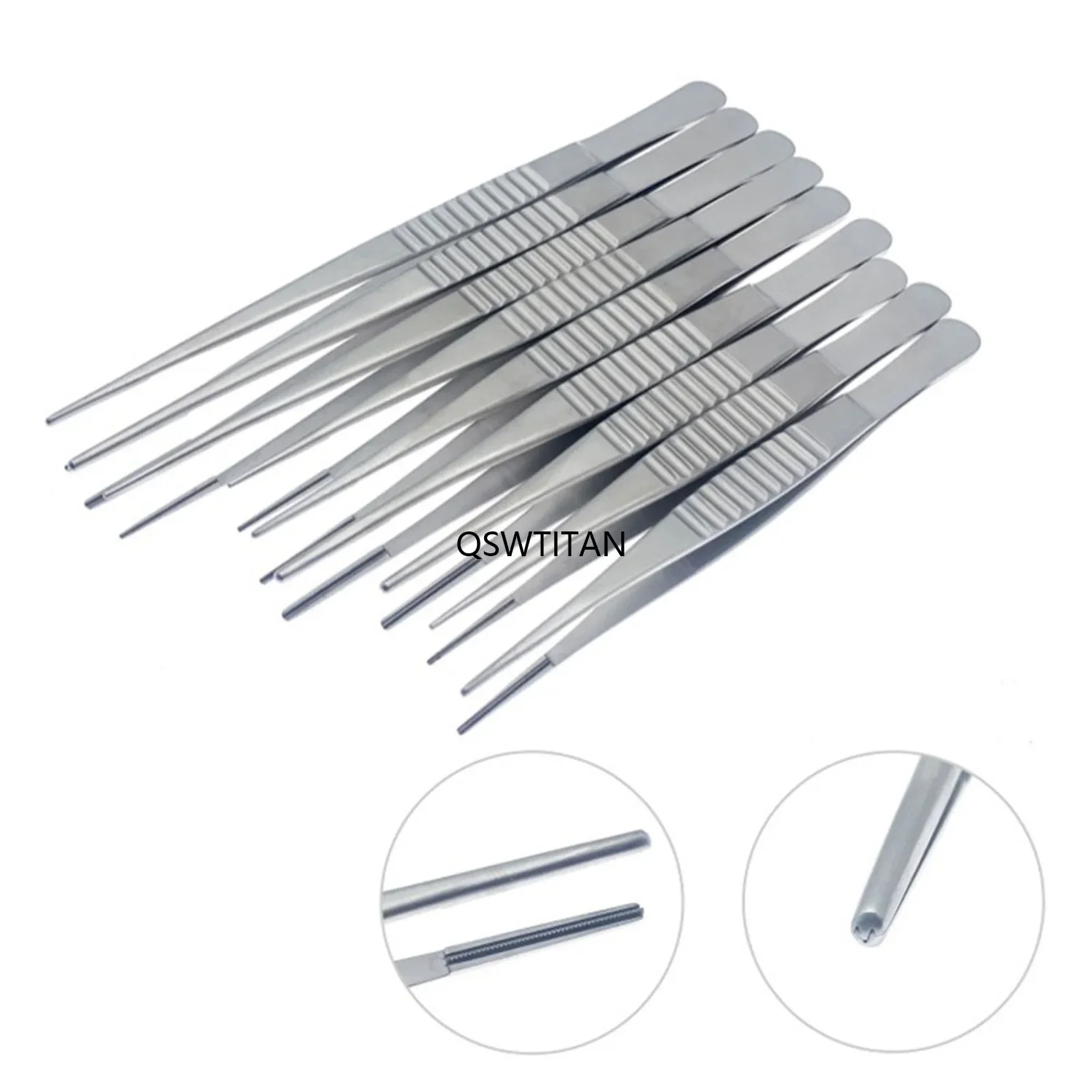 ملقط الأوعية الدموية ملقط تشريح القلب ملاقط الأنسجة نصائح هوائية أدوات جراحة مجهرية من الفولاذ المقاوم للصدأ