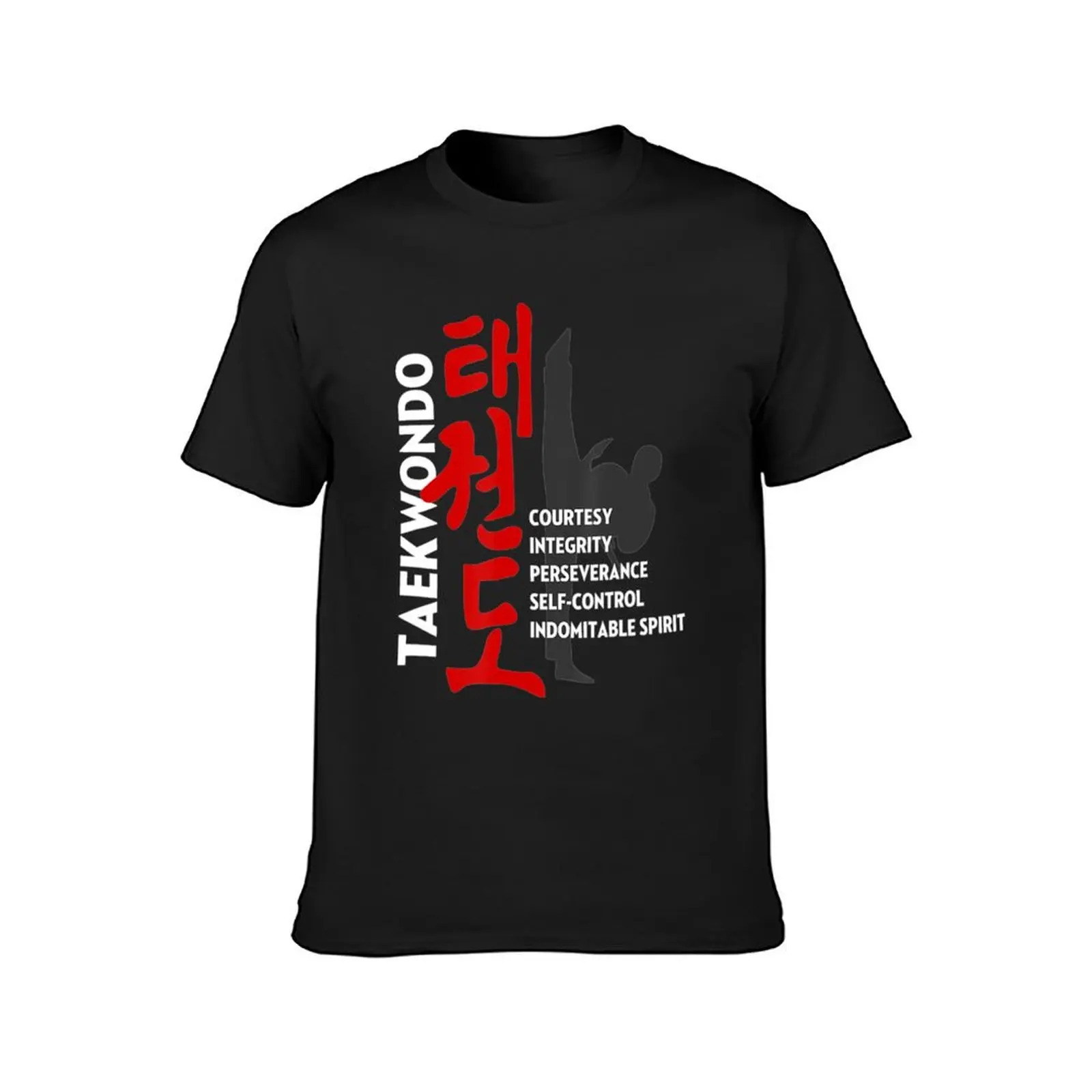 Taekwondo Tenets Martial Arts Graphic T-Shirt summer tops customizeds aesthetic clothes for a boy t shirts for men graphic