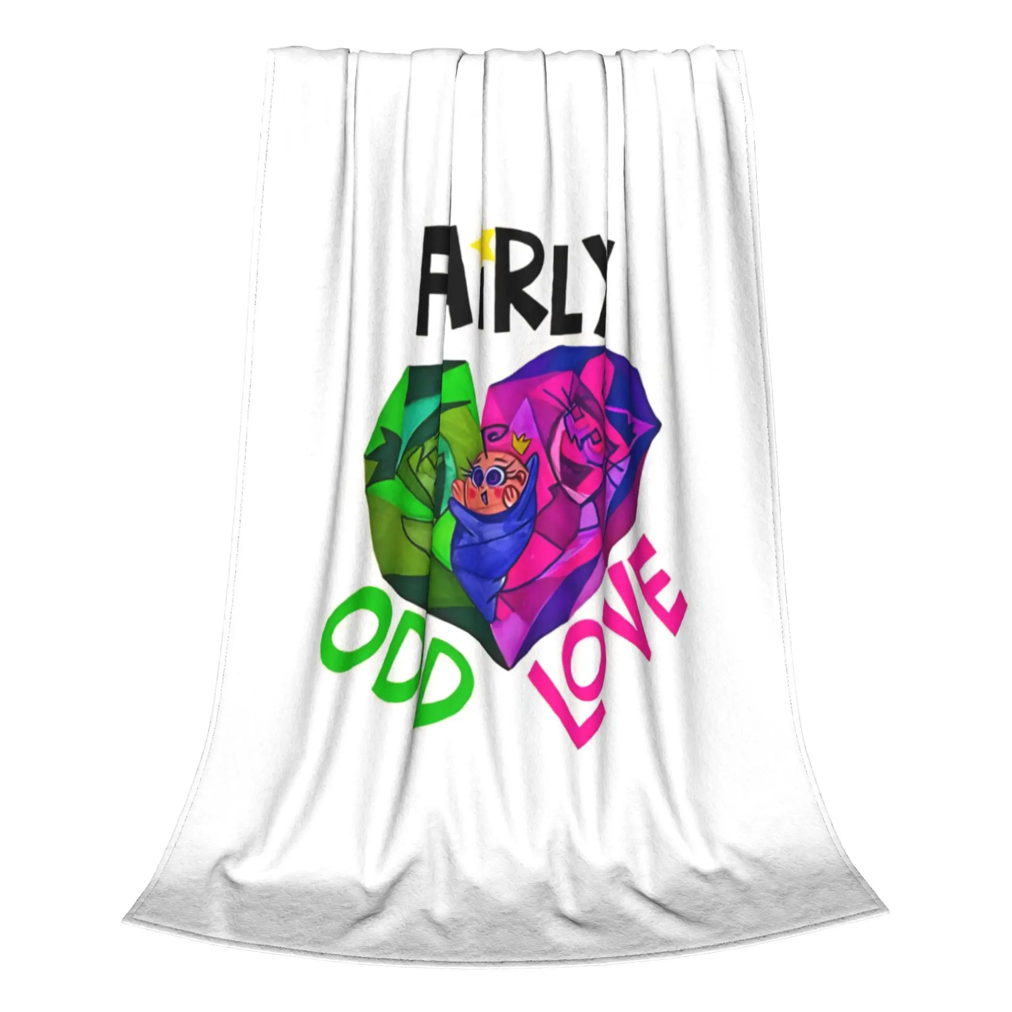 1PC colorful whimsical Fairly Odd Treasures Home Room Decorations Winter Blankets For Adults Bedding Home Interior Sofa Knee