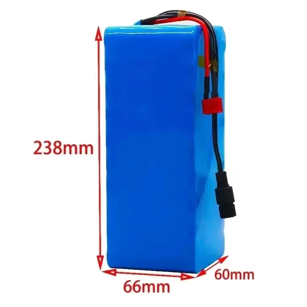 48V 100Ah 리튬 배터리 팩 100000mAh 장수명 1000W BMS 포함 54 6V 13S3P 구성 18650 셀 전기차용