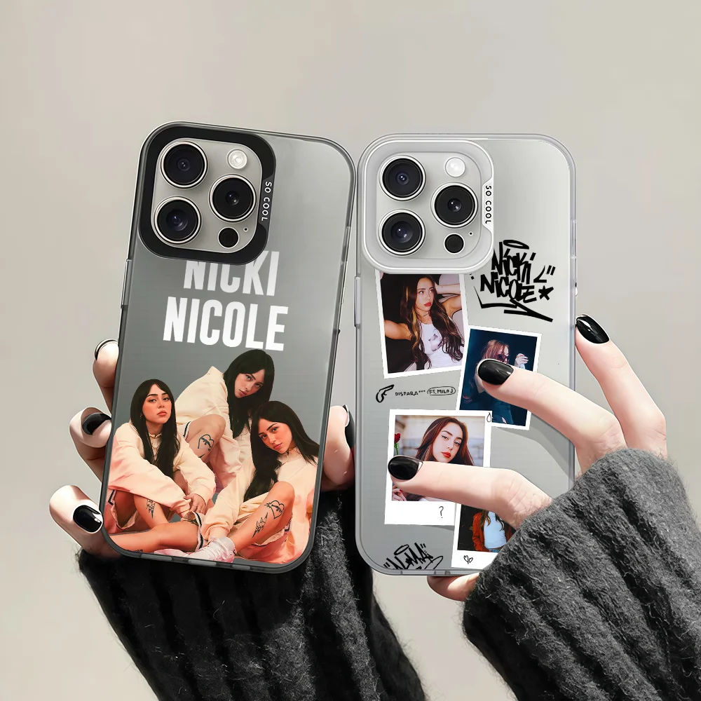 

Rapper N-nicki Nicole Phone Case For Samsung S25 S24 S23 A07 A17 A06 Ultra FE Plus Protective IMD Color Cover