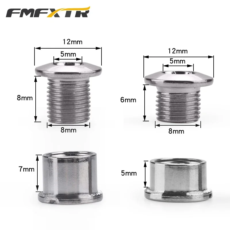 FMFXTR Mountain bike road bike crankset single and double crankset nail fixing screw crankset crank lock screw