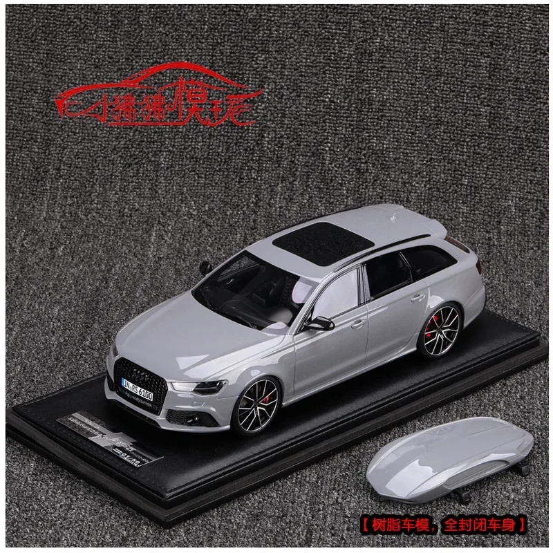 1:18 Audi RS6 station wagon C7 resin simulation car model AVANT,Resin static car fashion play model, adult collection pieces.