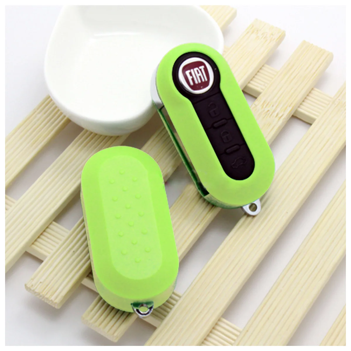 

Funky Plastic Key Cover Case Shell For Panda Compatible Front Back Replacement Blue Funny On