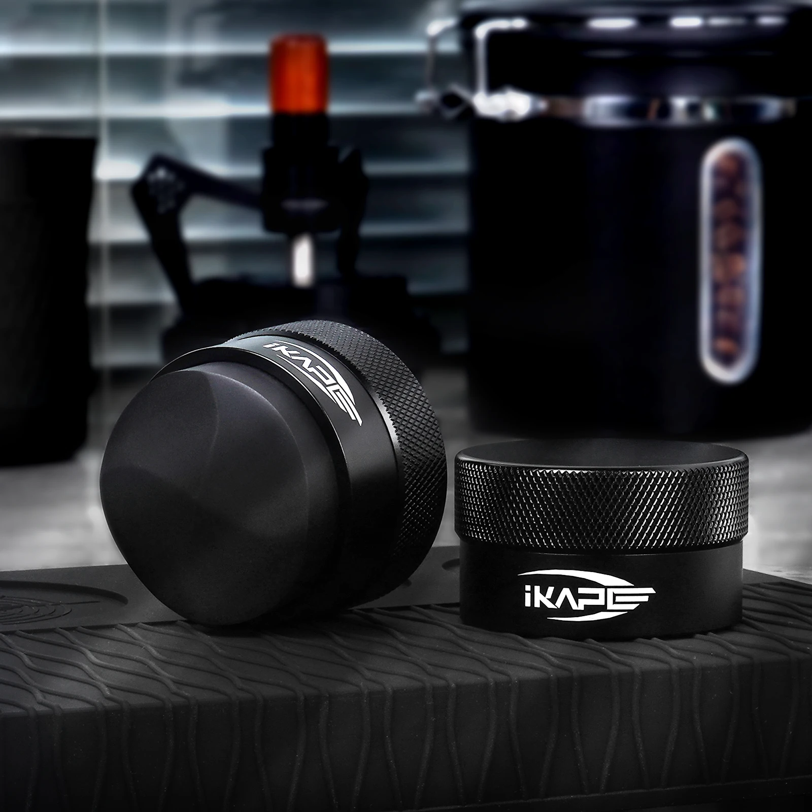 

IKAPE Coffee Ground Distributor 58mm Gravity Adaptive Espresso Distributor Fit 54MM Breville Bottomless Portafilter Coffee Level