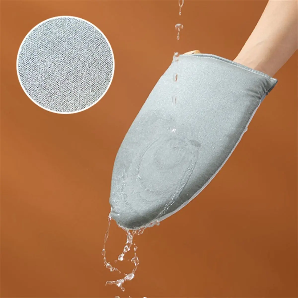●2 PCS Washable Ironing Board Mini Anti-Scald Iron Pad Cover Gloves Heat- Stain Garment Steamer Accessories-ABFB