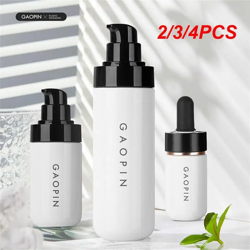 2/3/4PCS Empty Bottle Pressing Humanized Appearance Design Empty Bottle Humanized Design Press Type Empty Spray Bottle