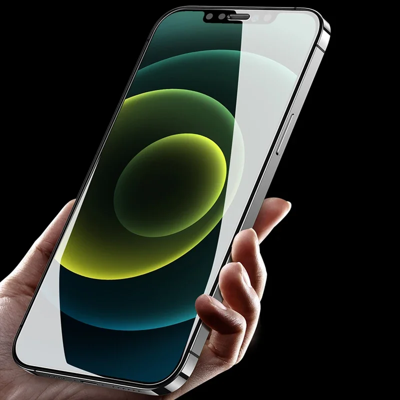 5 قطعة من الزجاج المقسى بالكامل لهاتف iPhone 13 15 16 14 11 12 Pro Max 13 واقي شاشة صغير لهاتف iPhone Xr X Xs 7 8 Plus SE 2020