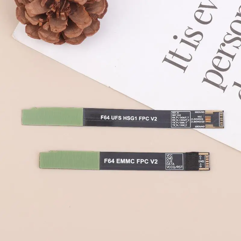 【C】1Set New High Quality F64 UFS HSG1 FPC V2 F64 EMMC FPC V2 2in1 FELEX Cable Set For F64 Box