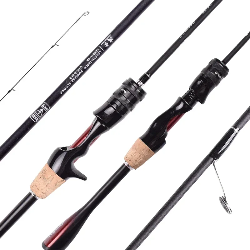 Mavllos Orka Carbon Solid UL Spinning Fishing Rod Fast Action 2 sections Lure 1-5g Line 1-8lb Light Carp Bass BFS Casting Rod