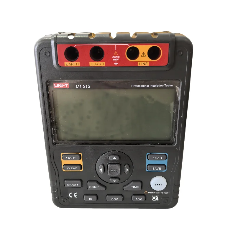 

New UT513 Insulation Resistance Tester Electrical Meter AC DC Voltmeter 5000V Automatic Range