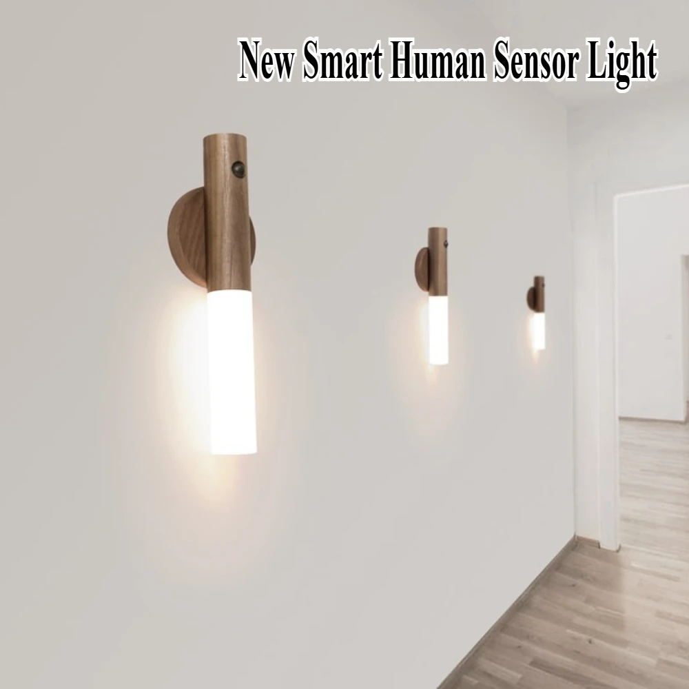 

Sensor Light Household Toilet Wall Sensing Light For Home LED Rechargeable Corridor Cabinet Wall Lights Bedside Lamps Room Decor