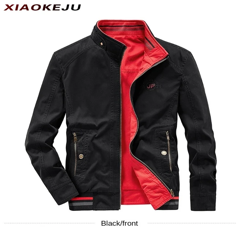 Tactical Jackets Mens Sweat-shirts Winter Outfits Windbreaker Designer Clothes Work Wear Spring Double Sided Jacket Bomber Coat