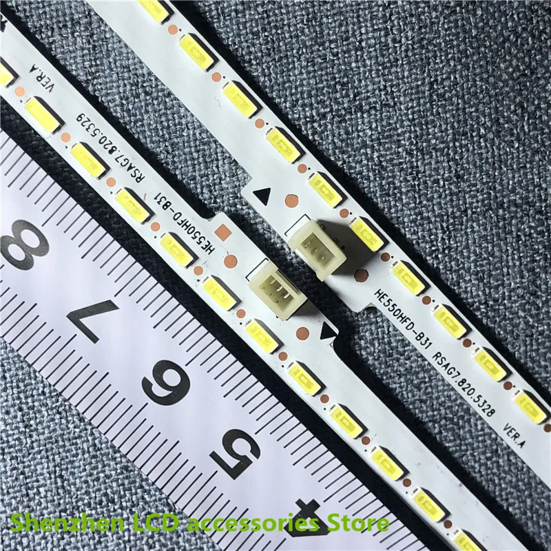 PER Hisensor LED55K600X3D HE550HFD-B31 SSY-1125186-A 55 pollici uso di alluminio 100% nuovo LCD TV retroilluminazione bar 54LED 337 MILLIMETRI