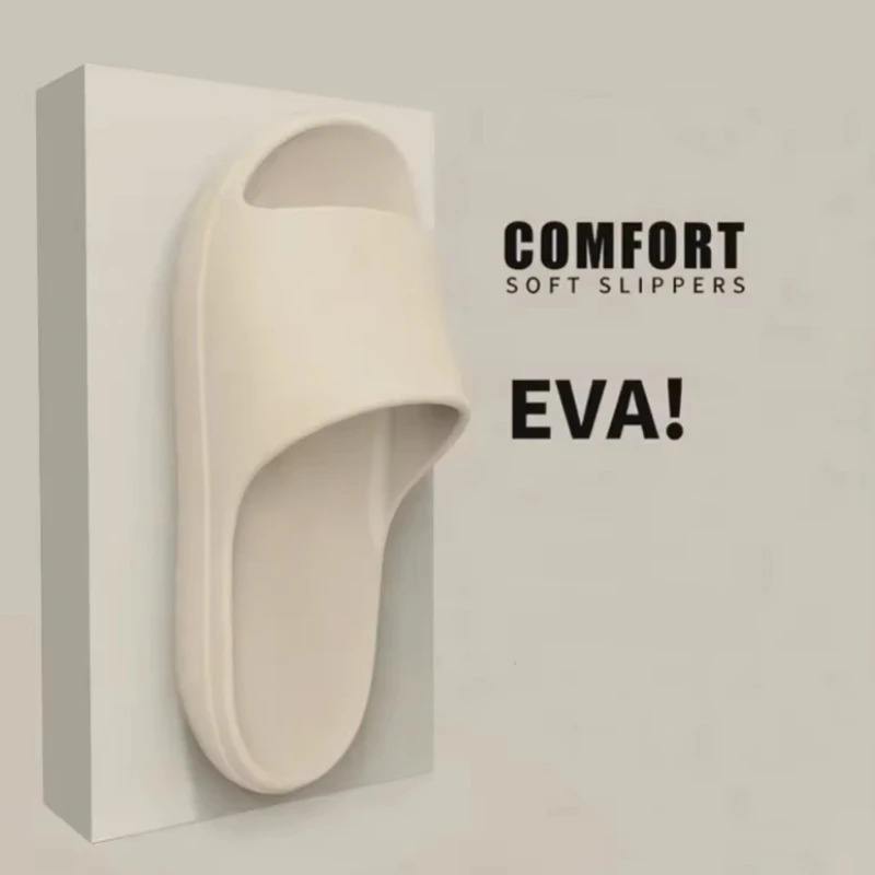 EVA Anti-Slip Men's Slippers, Size 36-47, Home Thick Bottom Slippers Comfortable Lightweight Indoor Outdoor House Slippers